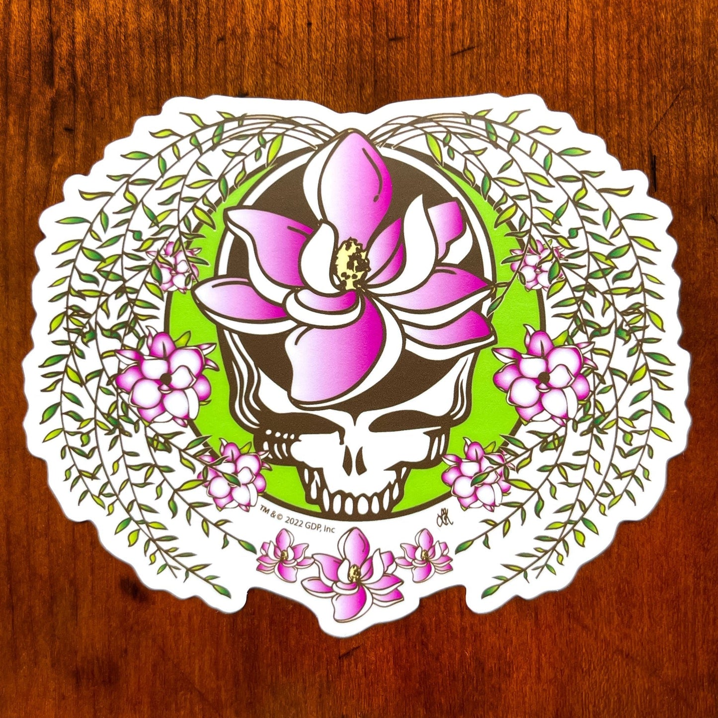 Grateful Dead Sugar Magnolia Steal Your Face Sticker