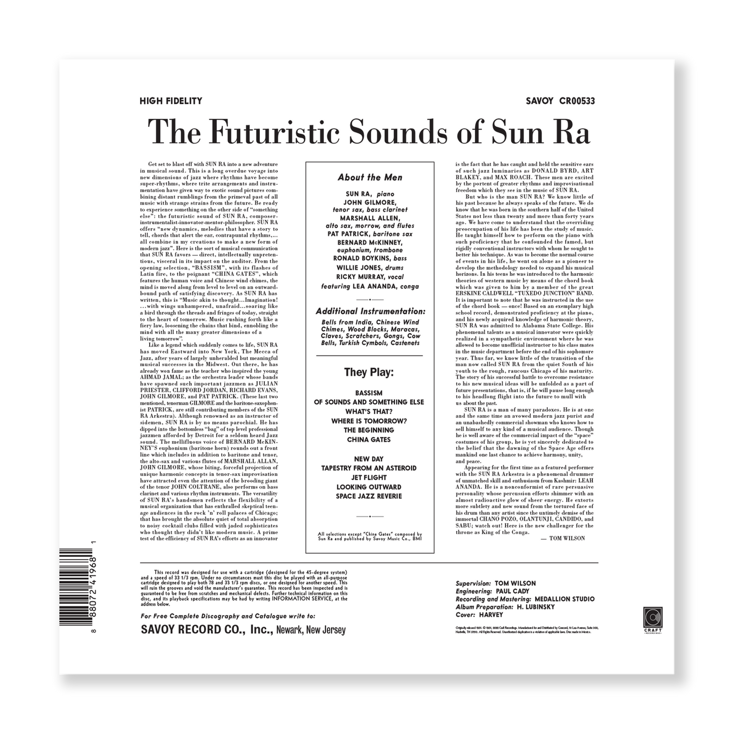 The Futuristic Sounds Of Sun Ra Music CD
