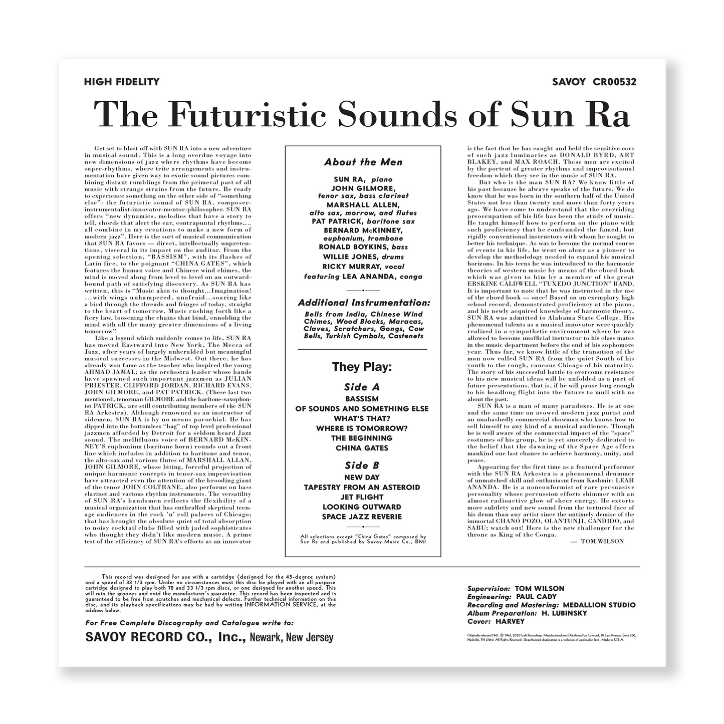 The Futuristic Sounds Of Sun Ra (180g LP) Vinyl Record