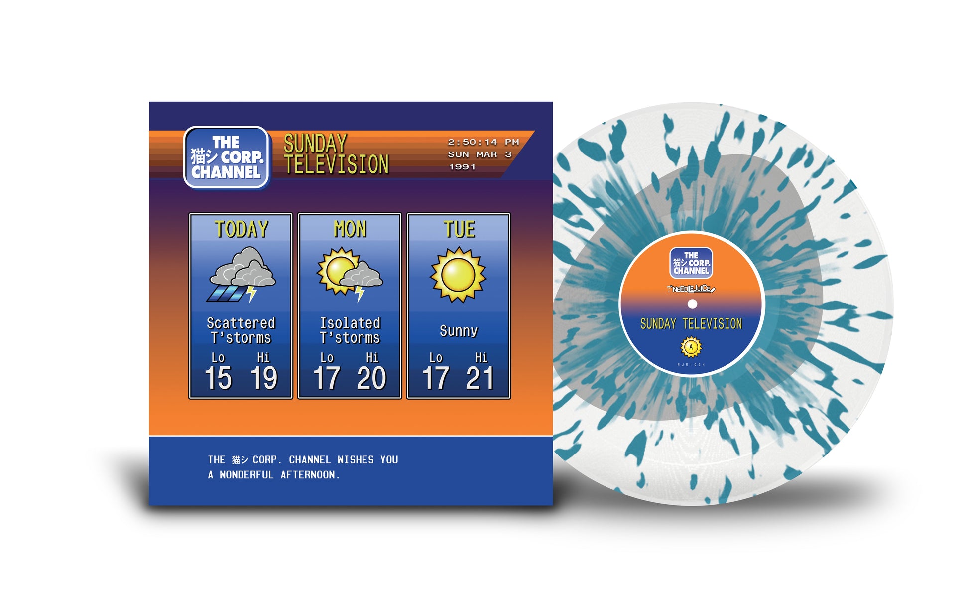 Sunday Television - Scattered Showers LP - Needlejuice Records - Vinyl Record