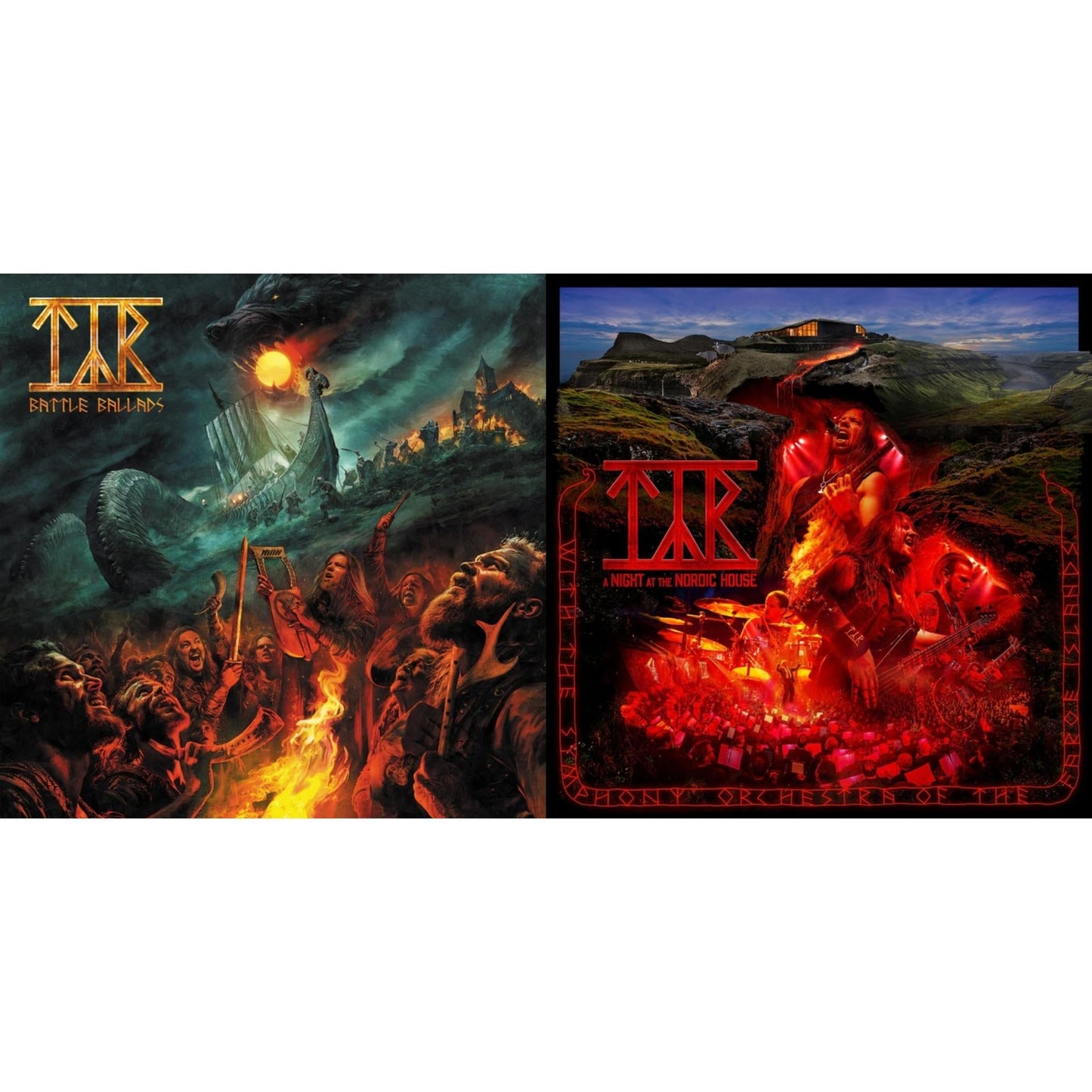 Tyr - Night At The Nordic House (With The Symphony Orchestra Of The Faroe Islands) (2CD/DVD) & Battle Ballads