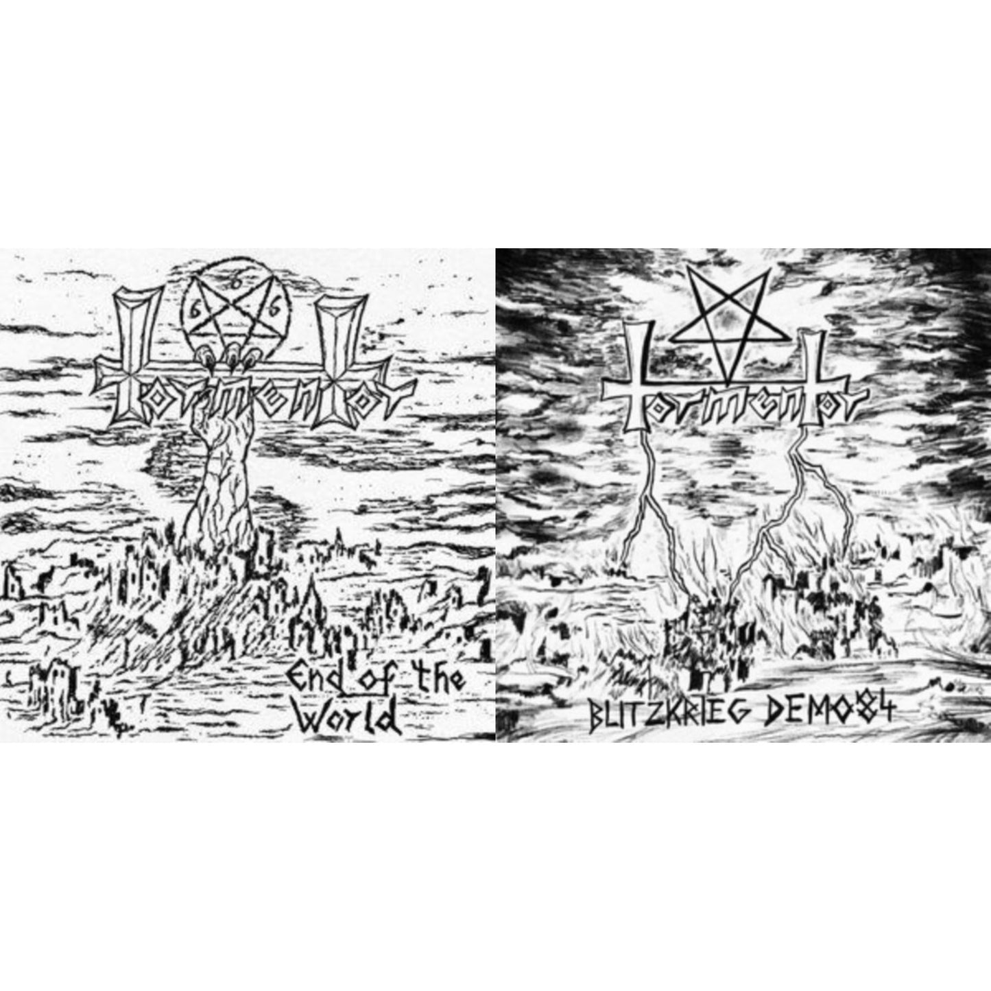Tormentor - Blitzkrieg Demo '84 & End Of The World Demo '84 - LP Vinyl Bundle