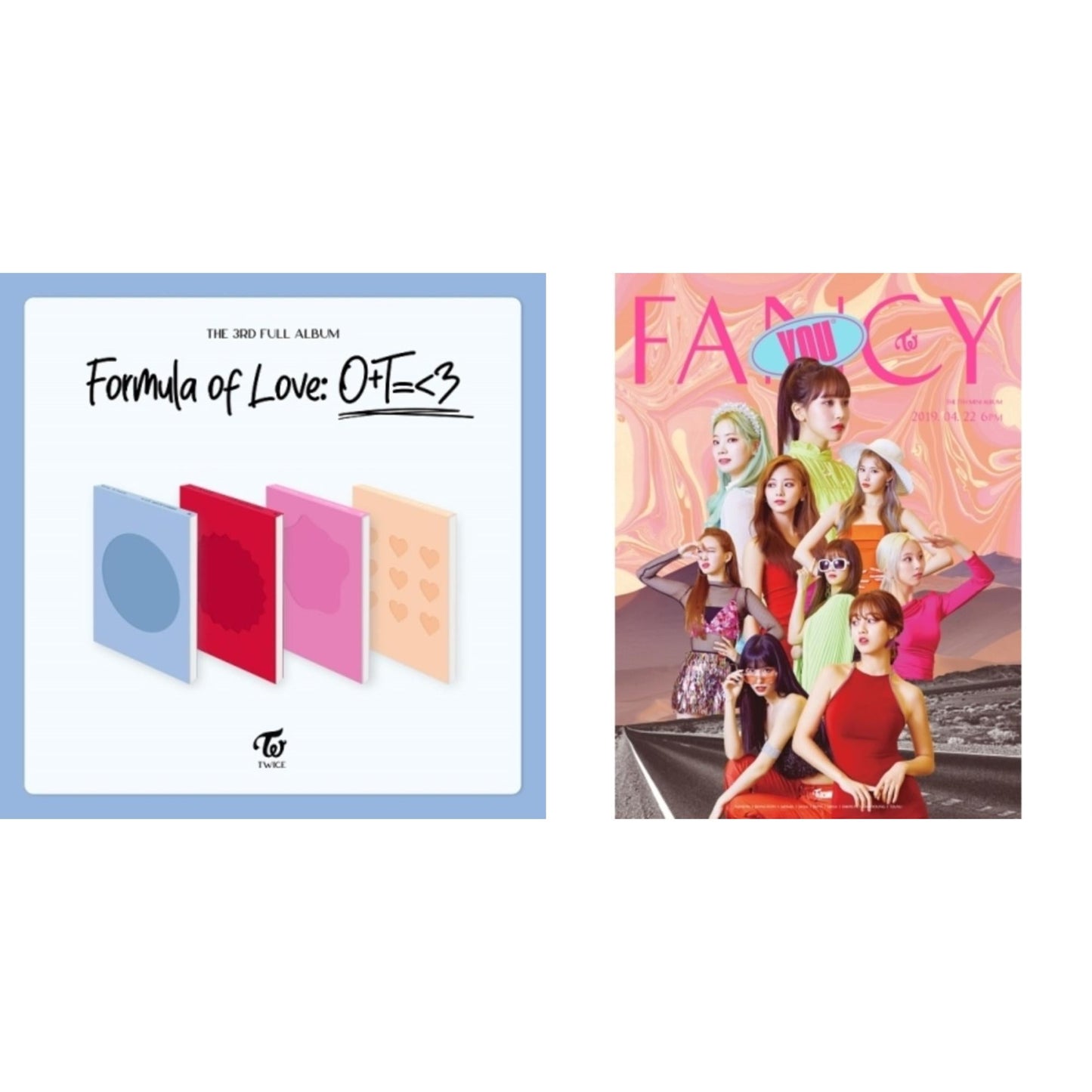 Twice - Fancy You (7Th Album) & Formula Of Love: O+T=<3 - CD Bundle