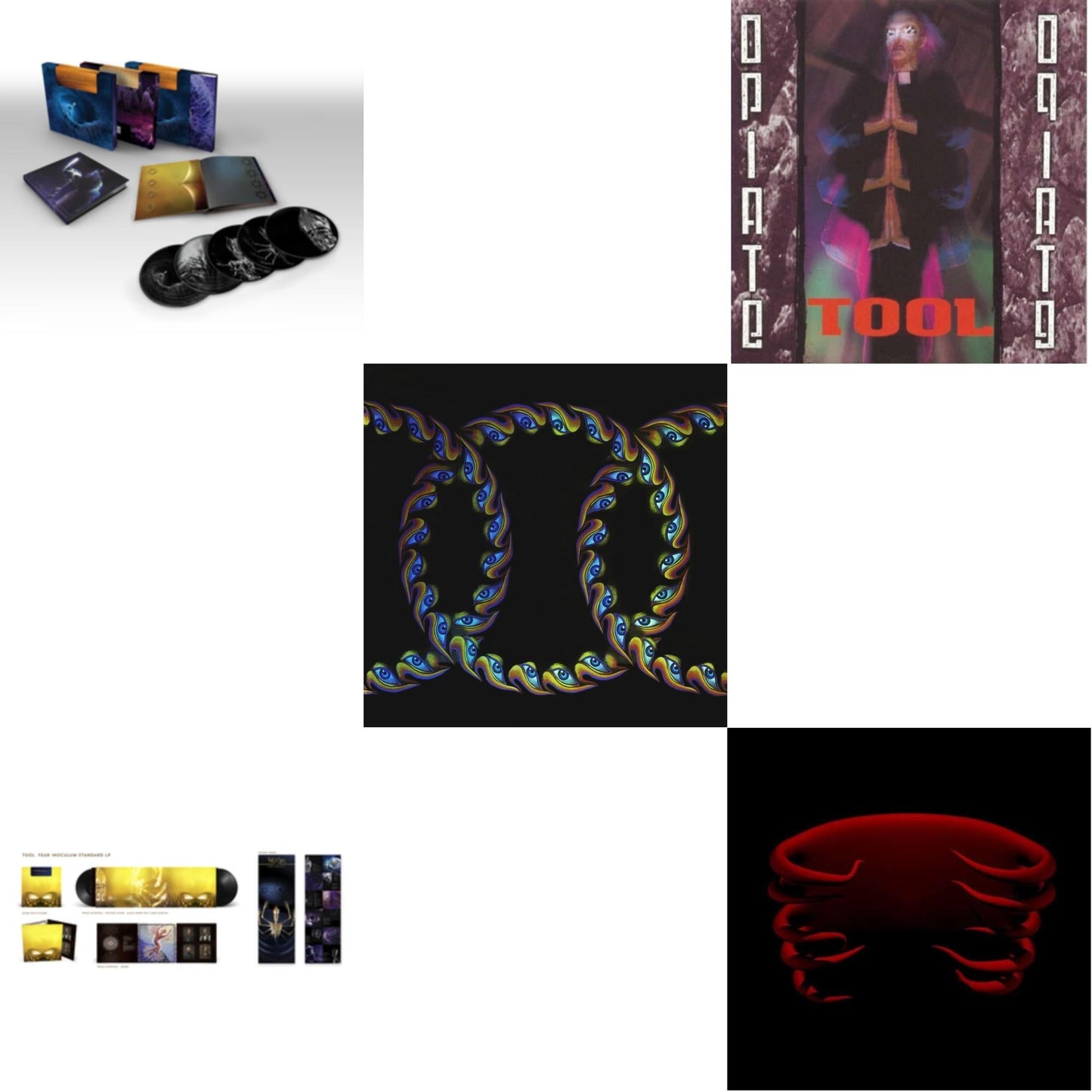 Tool - Fear Inoculum (Le) (Limited/180G/5LP/Etching Side) & Fear Inoculum (3LP/180G) & Lateralus (2LP/Picture Disc/4 Different Images/Holographic Gatefold) & Opiate Ep & Undertow