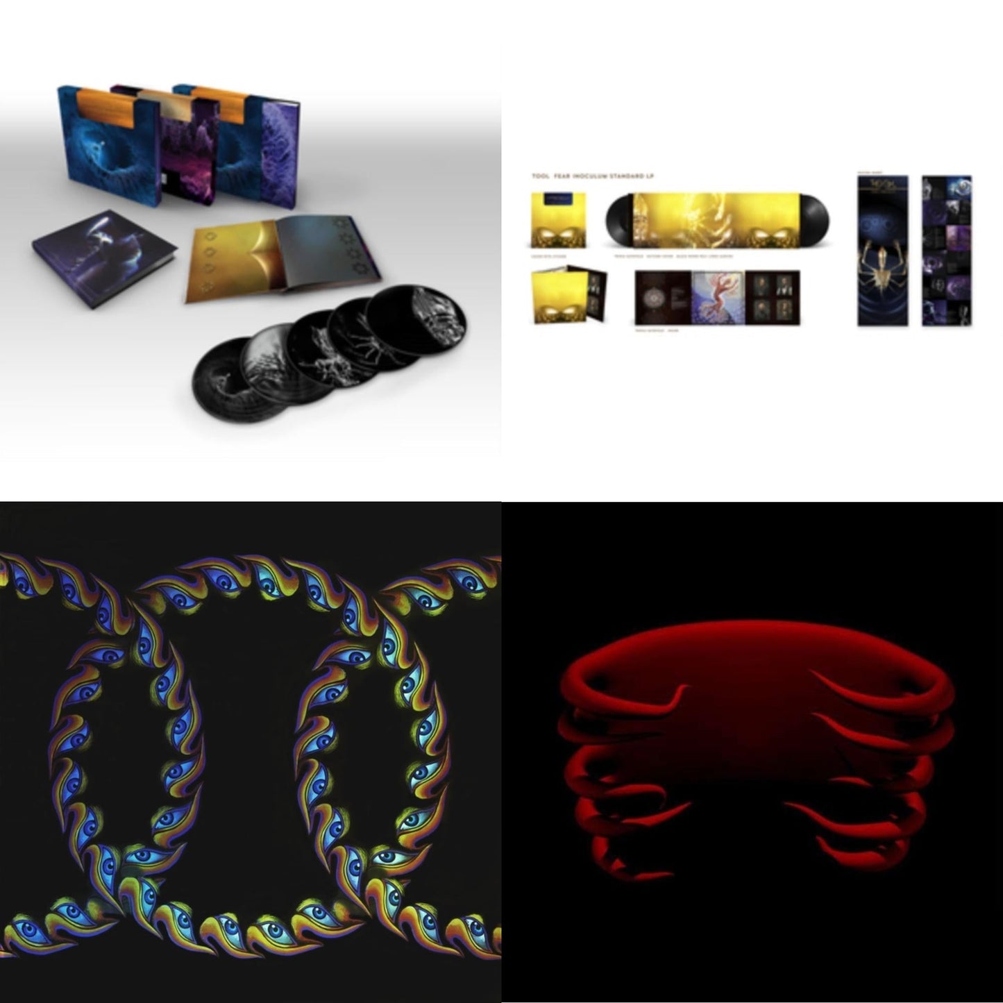 Tool - Fear Inoculum (Le) (Limited/180G/5LP/Etching Side) & Fear Inoculum (3LP/180G) & Undertow & Lateralus (2LP/Picture Disc/4 Different Images/Holographic Gatefold)