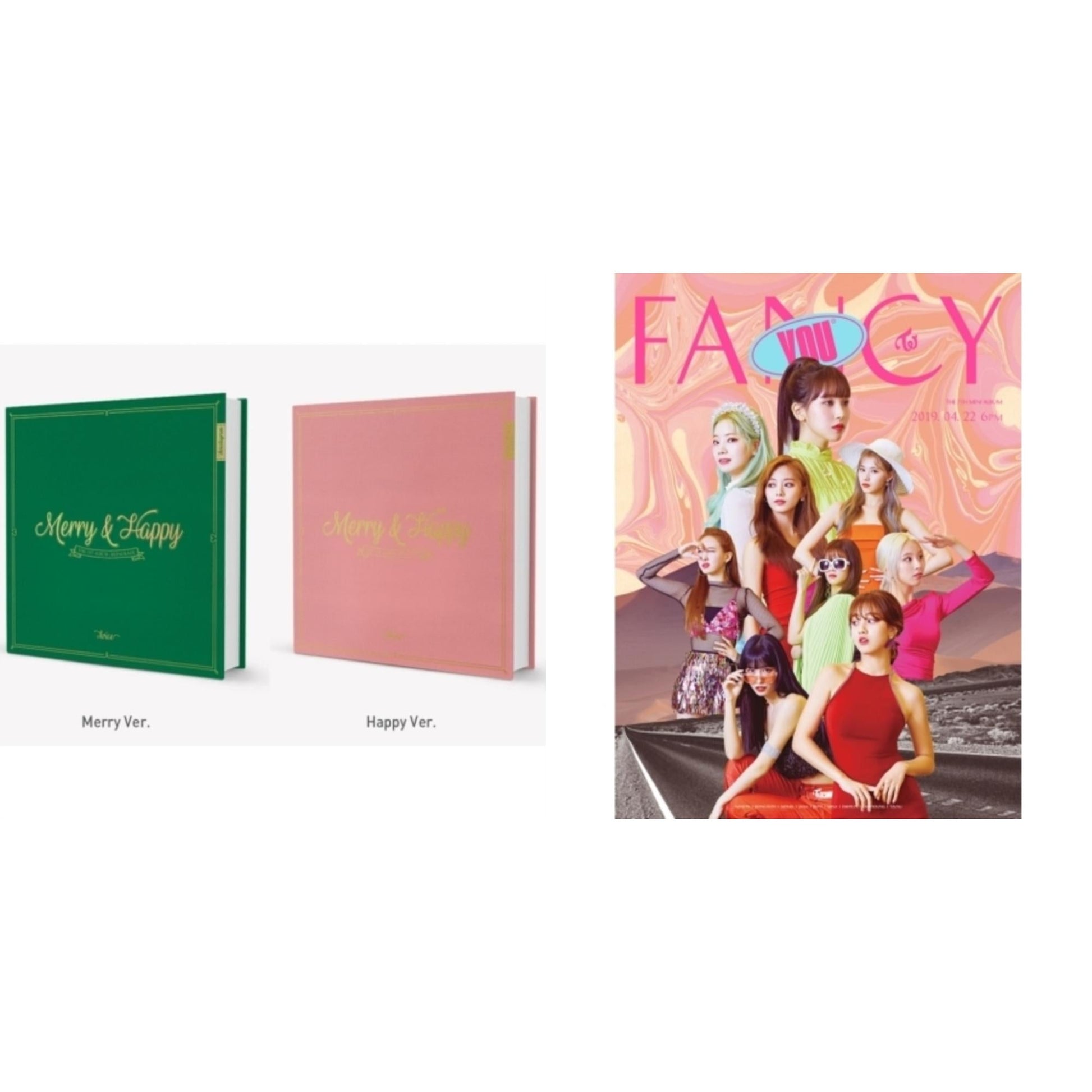Twice - Merry & Happy & Fancy You (7Th Album) - CD Bundle
