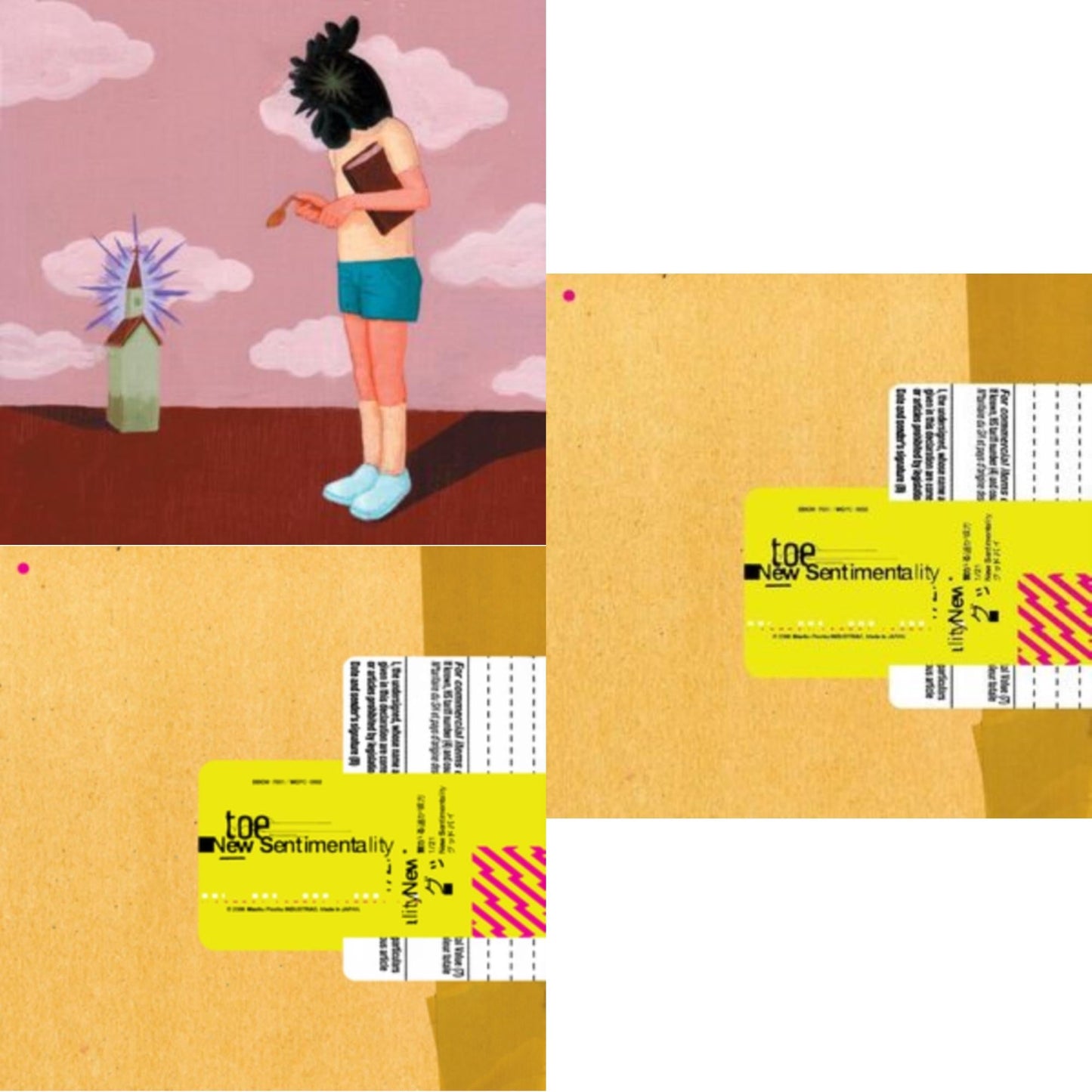 Toe - New Sentimentality & Future Is Now (Green & Yellow LP Vinyl) & New Sentimentality (Tan & Clear LP Vinyl)