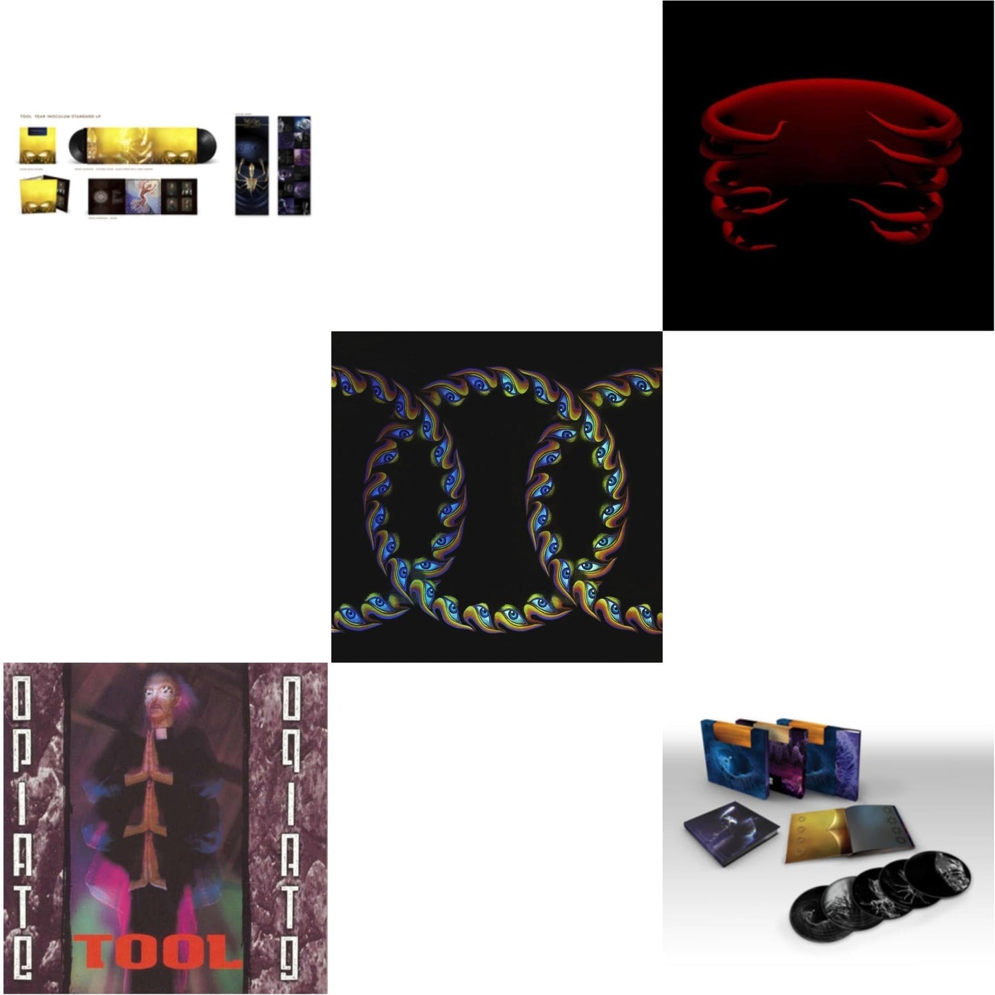 Tool - Fear Inoculum (3LP/180G) & Opiate Ep & Lateralus (2LP/Picture Disc/4 Different Images/Holographic Gatefold) & Undertow & Fear Inoculum (Le) (Limited/180G/5LP/Etching Side)