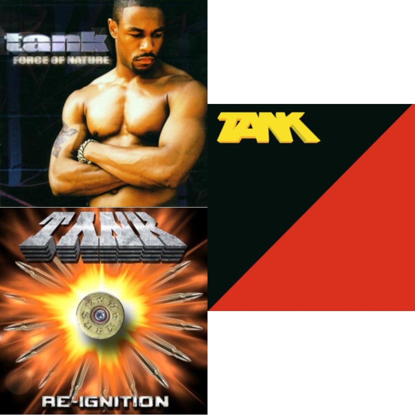 Tank - Force Of Nature & Tank (Color LP Vinyl) & Re-Ignition (Red Vinyl/2LP)