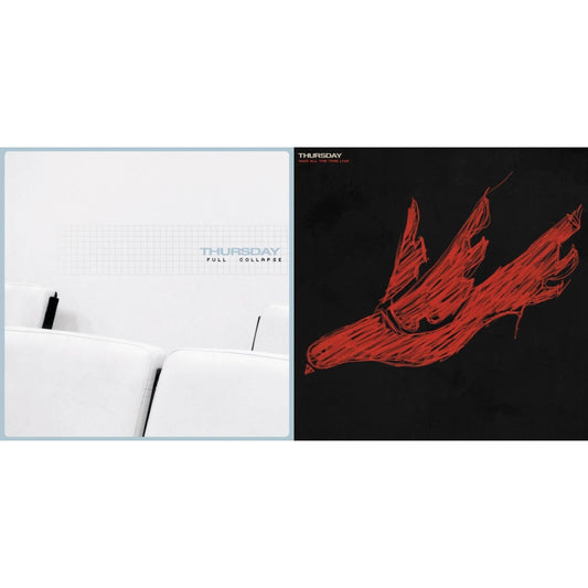 Thursday - War All The Time (Live) (Opaque Red In Clear/Black In Clear/2LP/180G) & Full Collapse (21St Anniversary Edition) (3Ten)