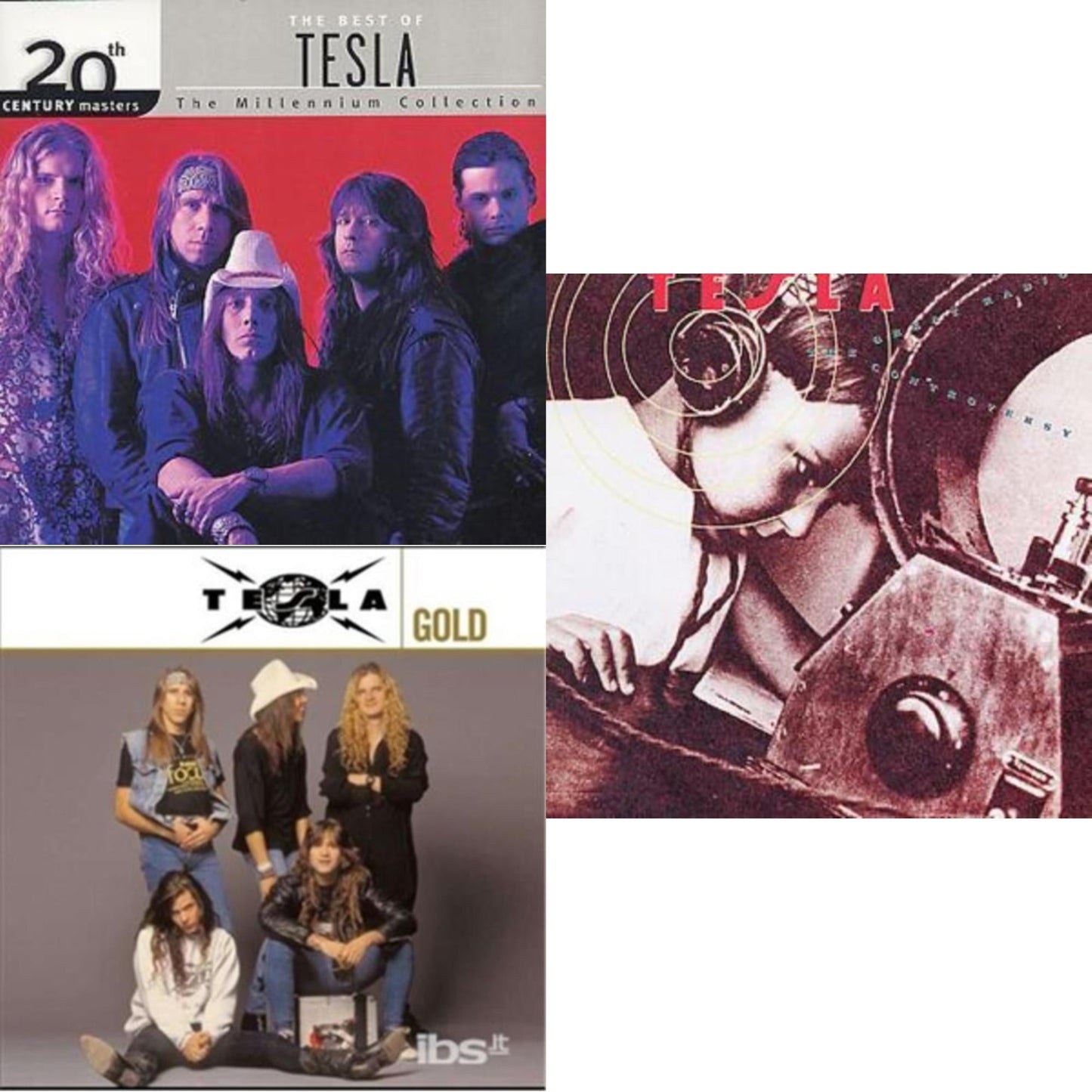 Tesla - Gold & Millennium Collection: 20Th Century Masters & Great Radio Controversy - CD Bundle