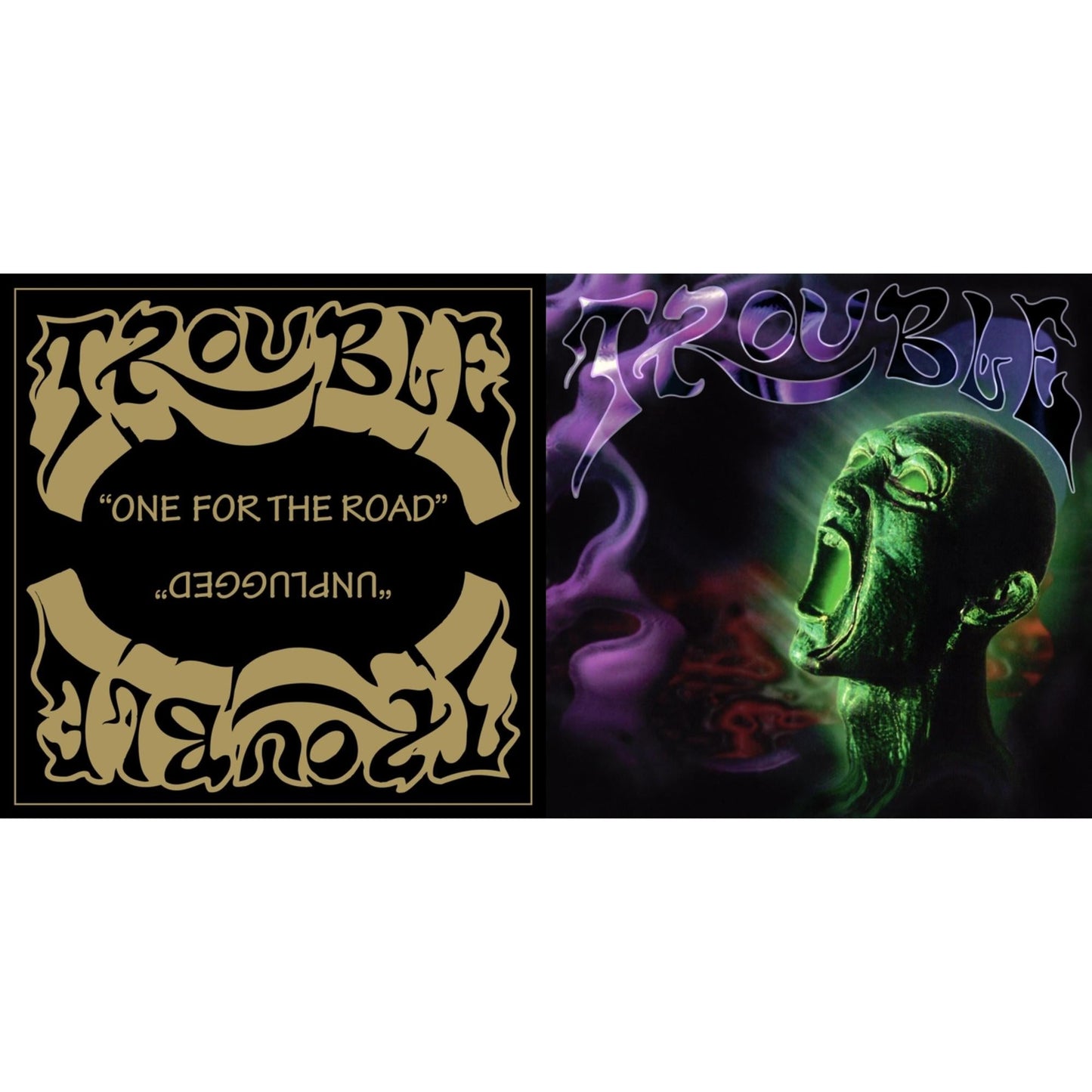 Trouble - One For The Road (2021 Remaster) & Plastic Green Head - CD Bundle