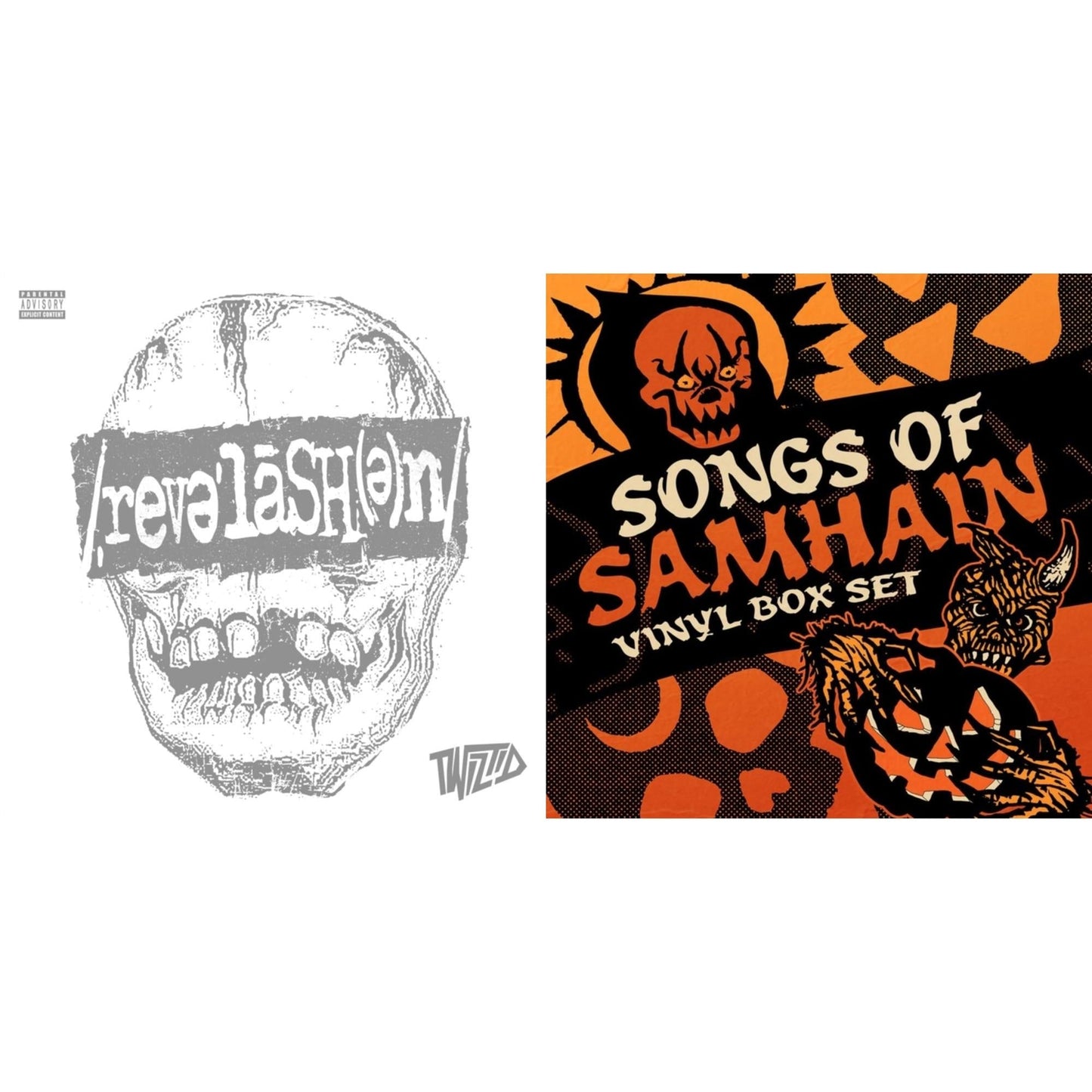 Twiztid - Revelashen (White/Silver Galaxy LP Vinyl) & Twiztid Presents: Songs Of Samhain (X) (3LP)