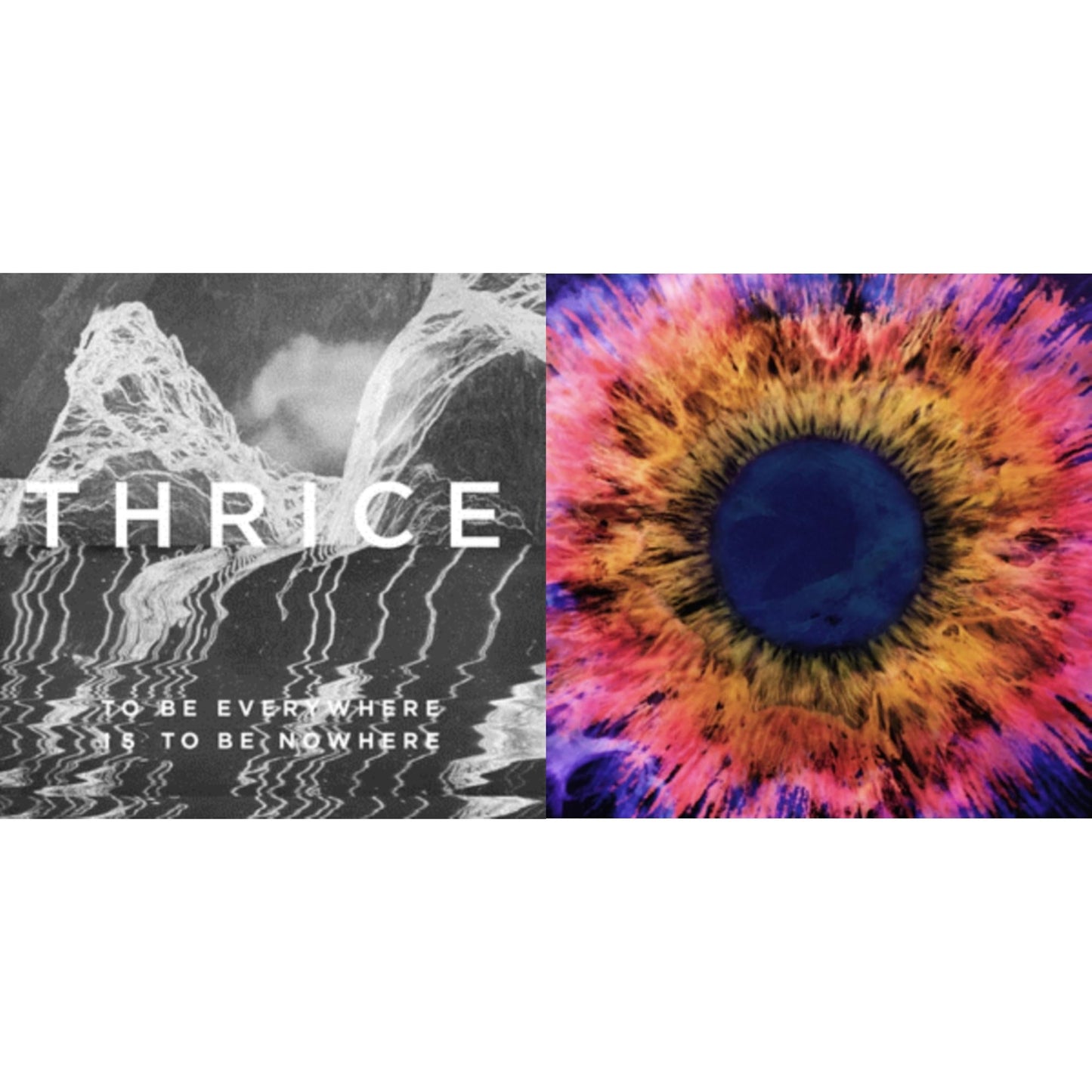 Thrice - To Be Everywhere Is To Be Nowhere & Horizons / East - LP Vinyl Bundle