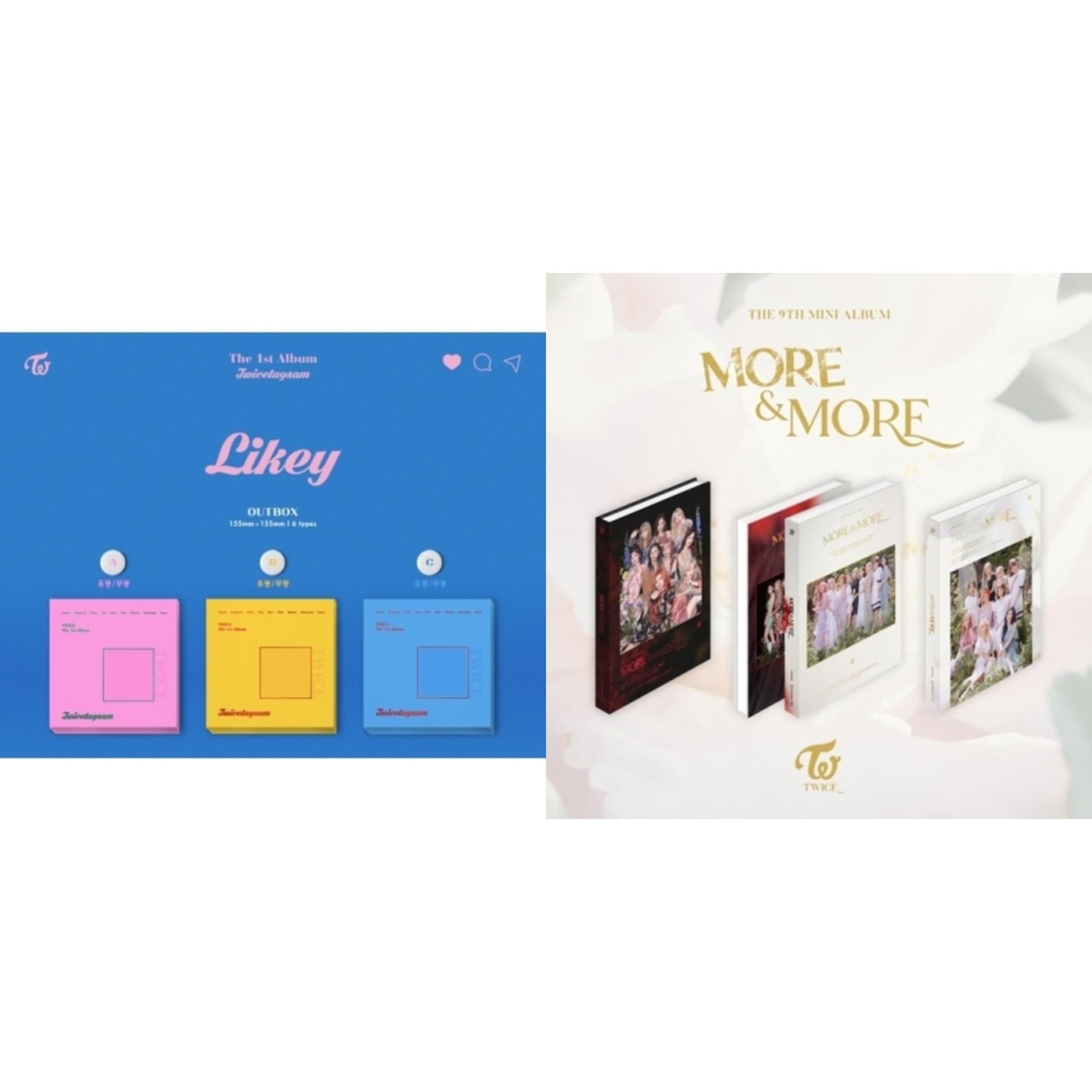 Twice - Twicetagram Vol. 1 & More & More - CD Bundle