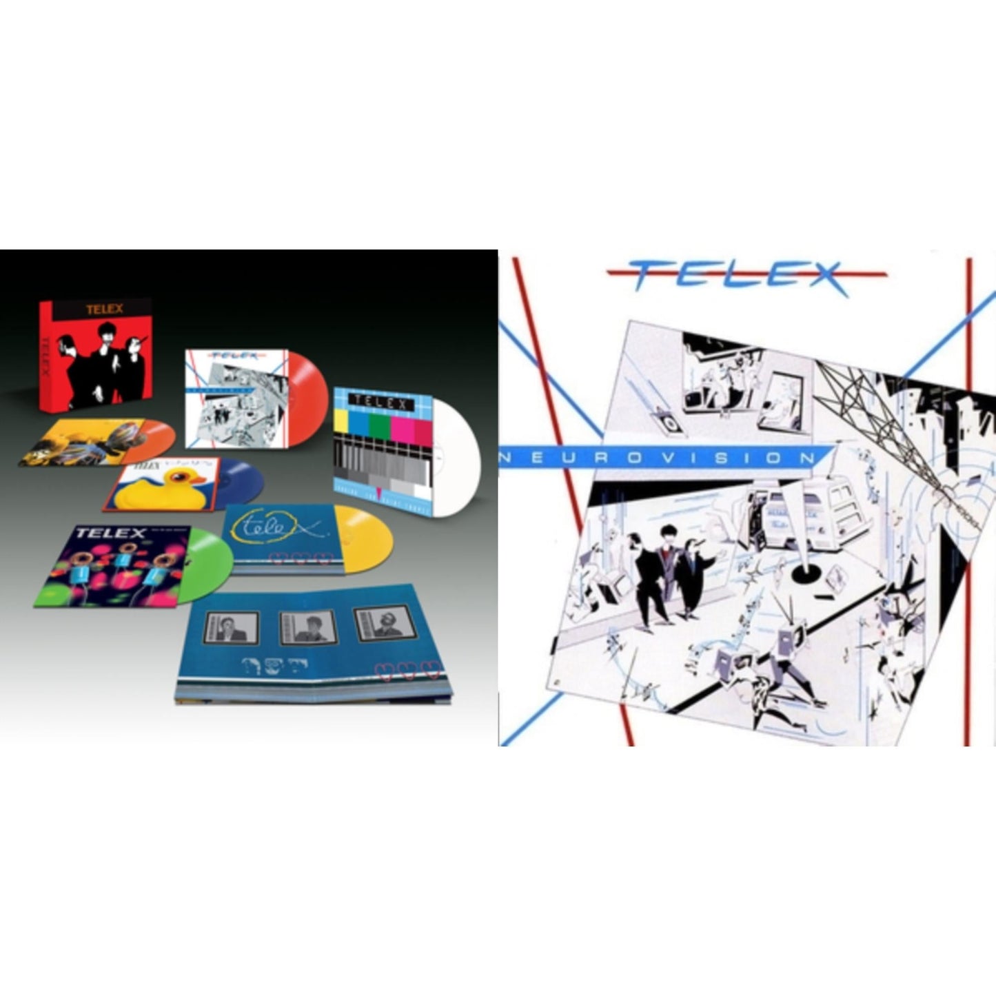 Telex - This Is Telex (Limited Edition/Pink & Green LP Vinyl) & Neurovision (Remastered)