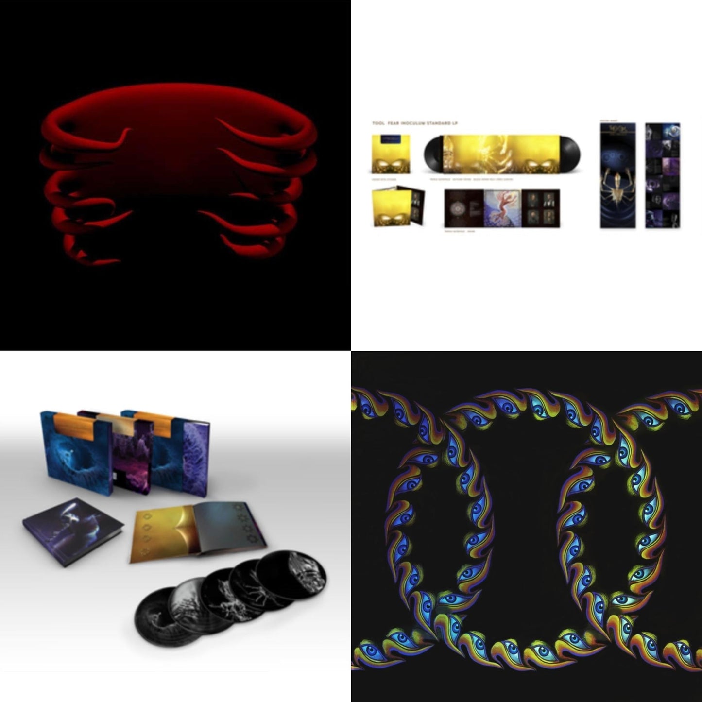 Tool - Fear Inoculum (Le) (Limited/180G/5LP/Etching Side) & Fear Inoculum (3LP/180G) & Undertow & Lateralus (2LP/Picture Disc/4 Different Images/Holographic Gatefold)