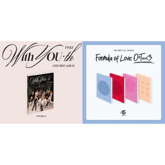 Twice - With You-Th (Glowing Ver.) & Formula Of Love: O+T=<3 - CD Bundle