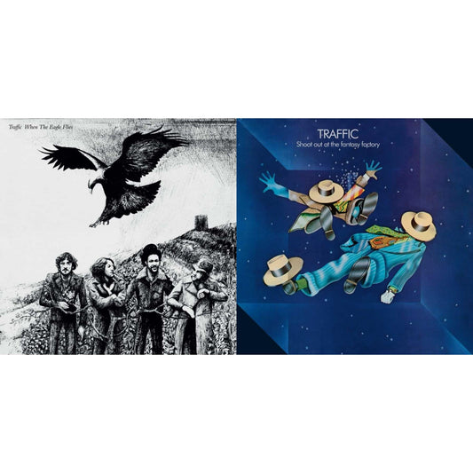 Traffic - Shoot Out At The Fantasy Factory & When The Eagle Flies - LP Vinyl Bundle