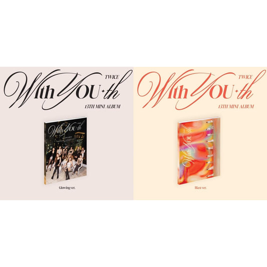 Twice - With You-Th (Glowing Ver.) & With You-Th (Blast Ver.) - CD Bundle