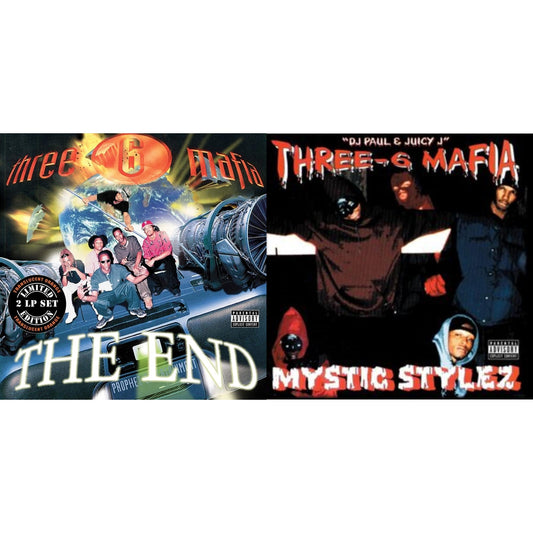 Three 6 Mafia - Mystic Stylez (20Th Anniversary) (Red LP Vinyl/Limited Edition) & End (2LP/Translucent Orange Vinyl)