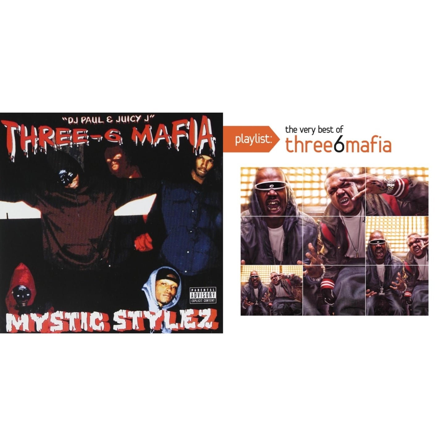 Three 6 Mafia - Mystic Stylez & Playlist: Very Best Of Three 6 Mafia - CD Bundle
