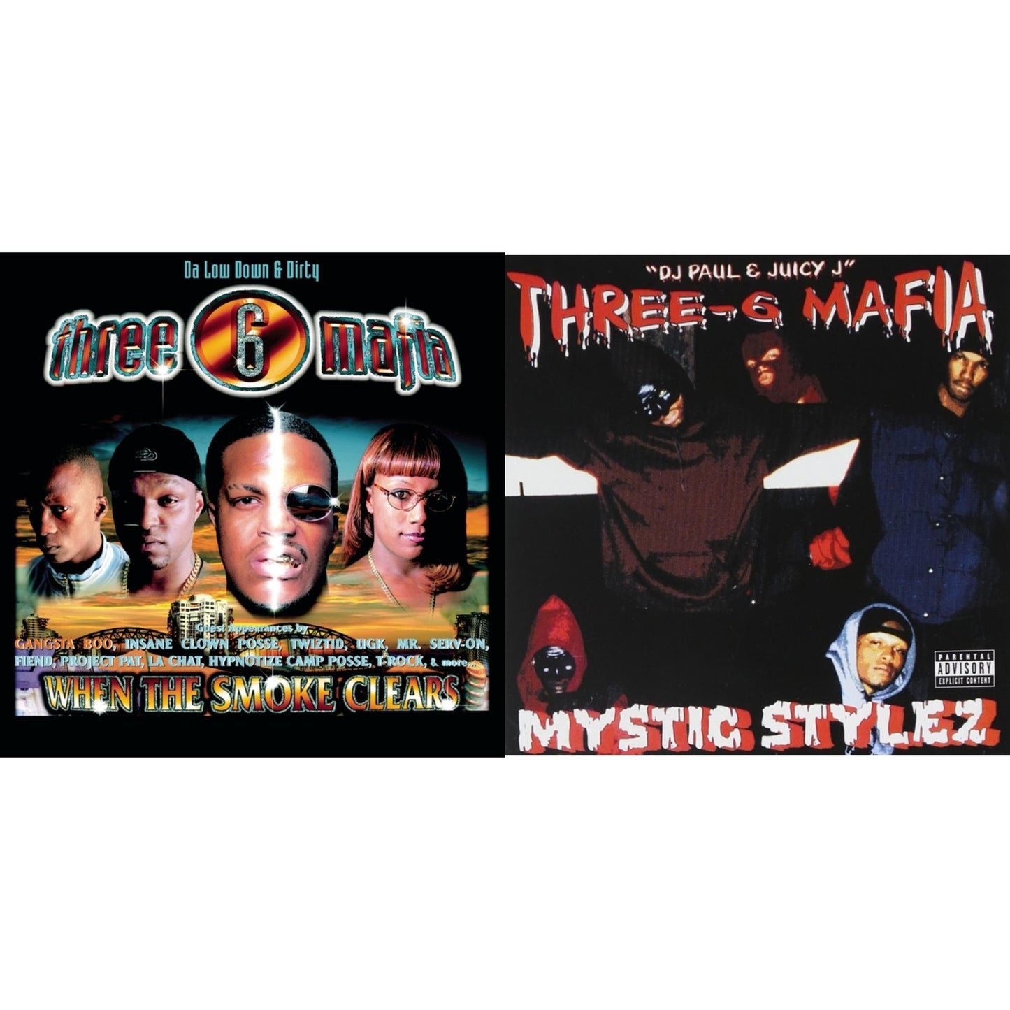 Three 6 Mafia - When The Smoke Clears & Mystic Stylez - CD Bundle
