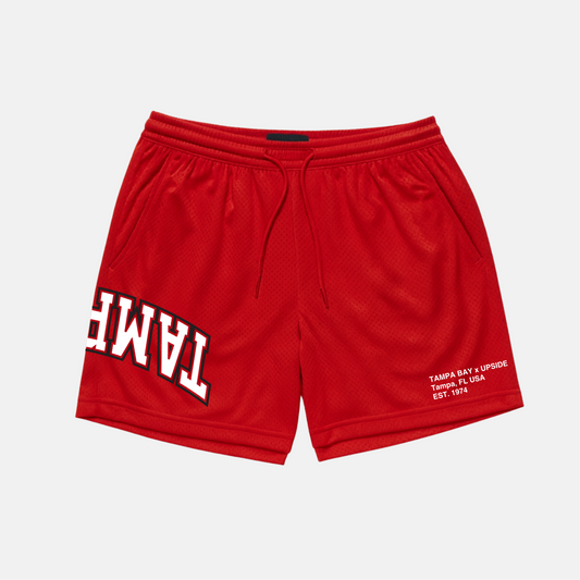 Tampa Bay x Upside Mesh Shorts Red Limited Edition