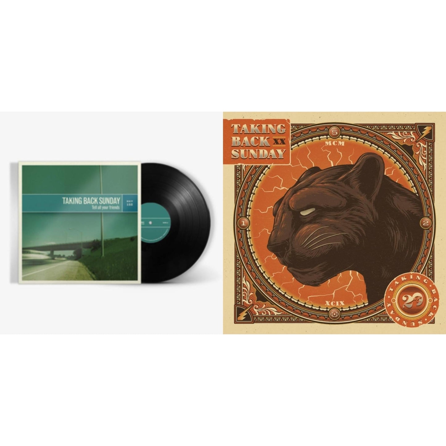 Taking Back Sunday - Twenty & Tell All Your Friends - LP Vinyl Bundle