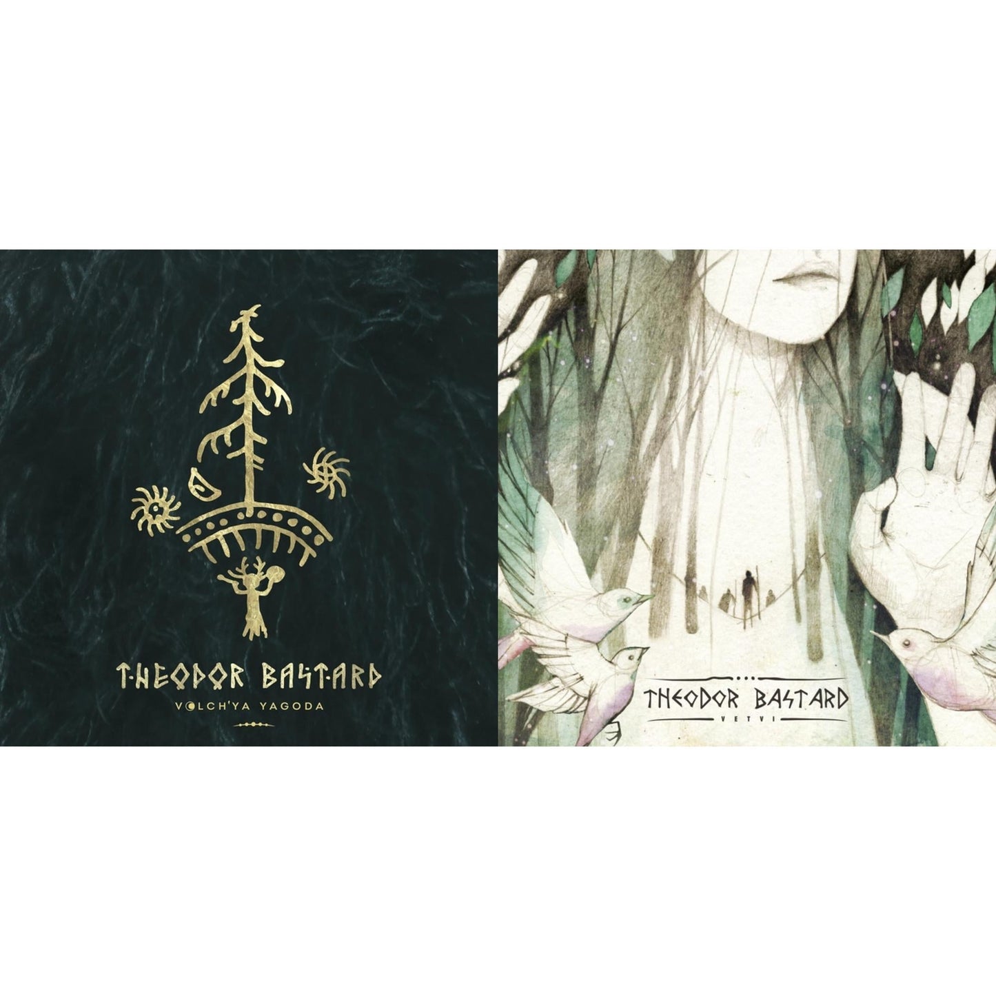 Theodor Bastard - Volch'ya Yagoda (180G) & Vetvi (Limited/Deluxe/180G) - LP Vinyl Bundle