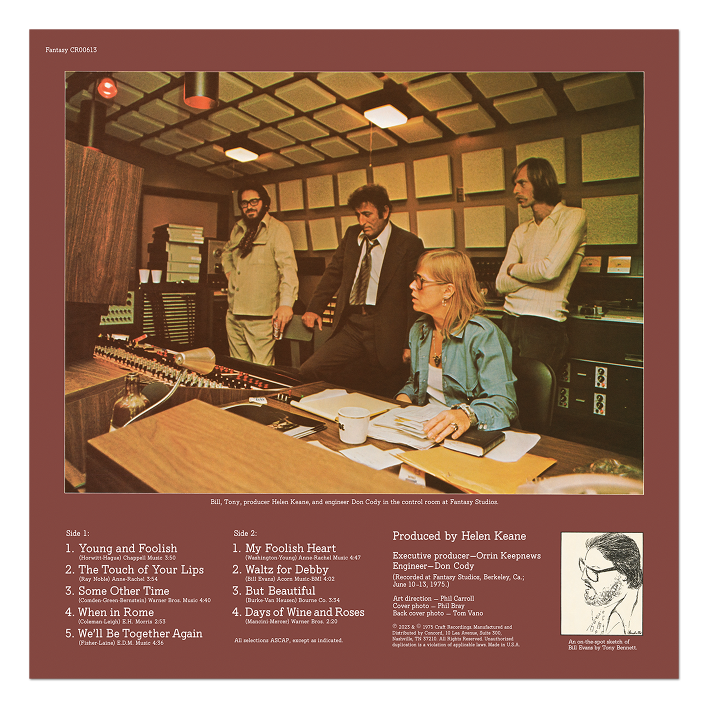 The Tony Bennett Bill Evans Album (Original Jazz Classics Series) (180g LP) Vinyl Record