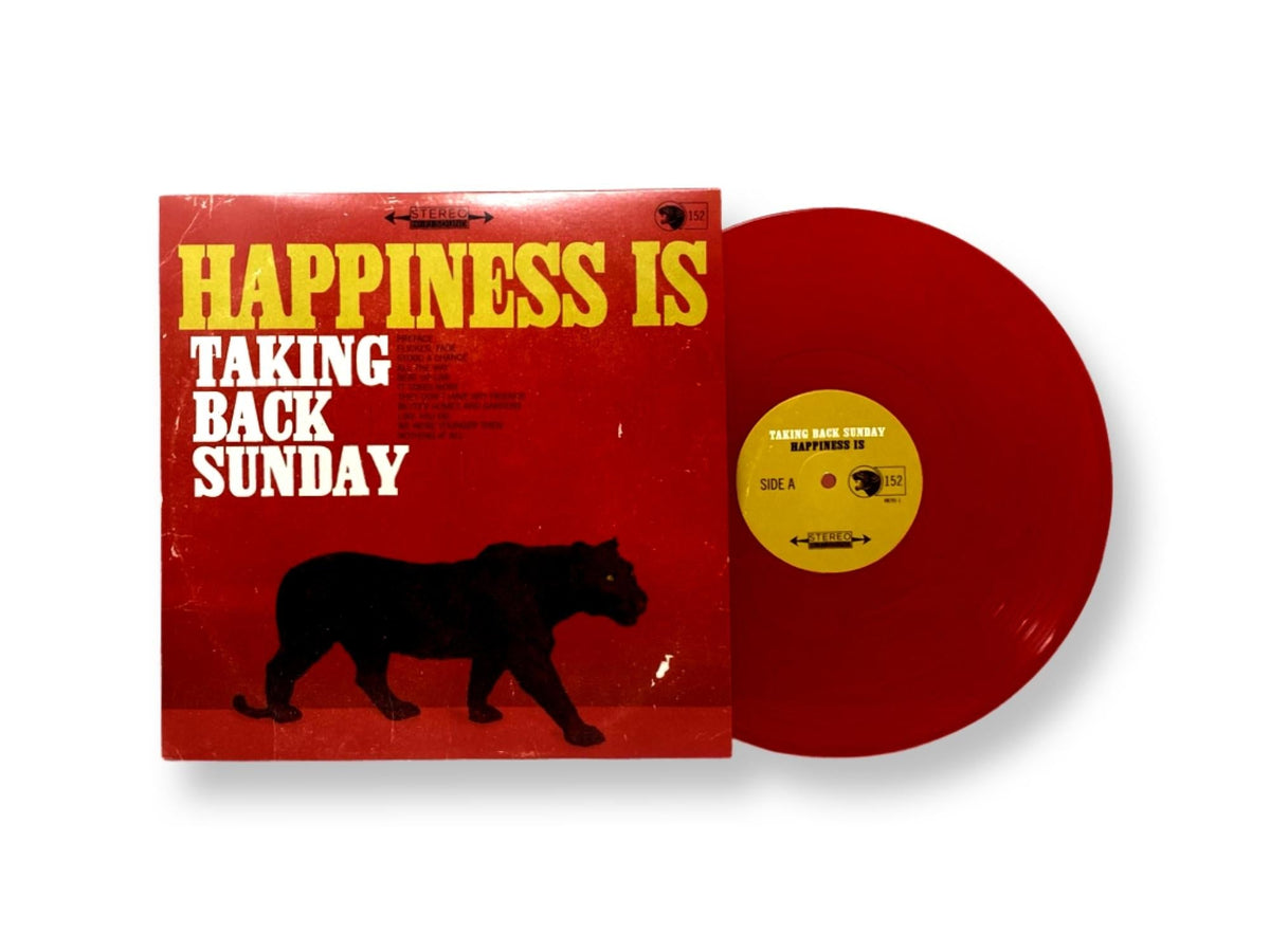 Taking Back Sunday - Happiness Is (Limited Edition Red Colored Vinyl) Vinyl Record