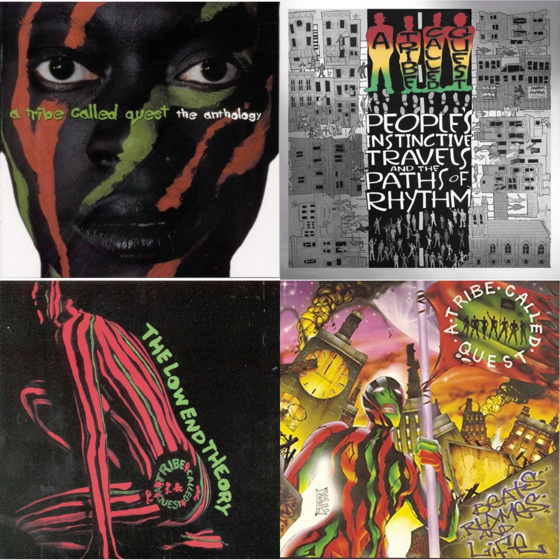 Tribe Called Quest - Low End Theory & Beats Rhymes & Life & Anthology & People's Instinctive Travels (25Th Anniversary) - CD Bundle