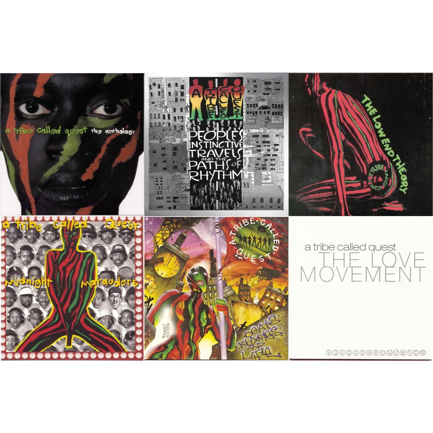 Tribe Called Quest - Low End Theory & Midnight Marauders & Beats Rhymes & Life & Anthology & Love Movement & People's Instinctive Travels (25Th Anniversary) - CD Bundle