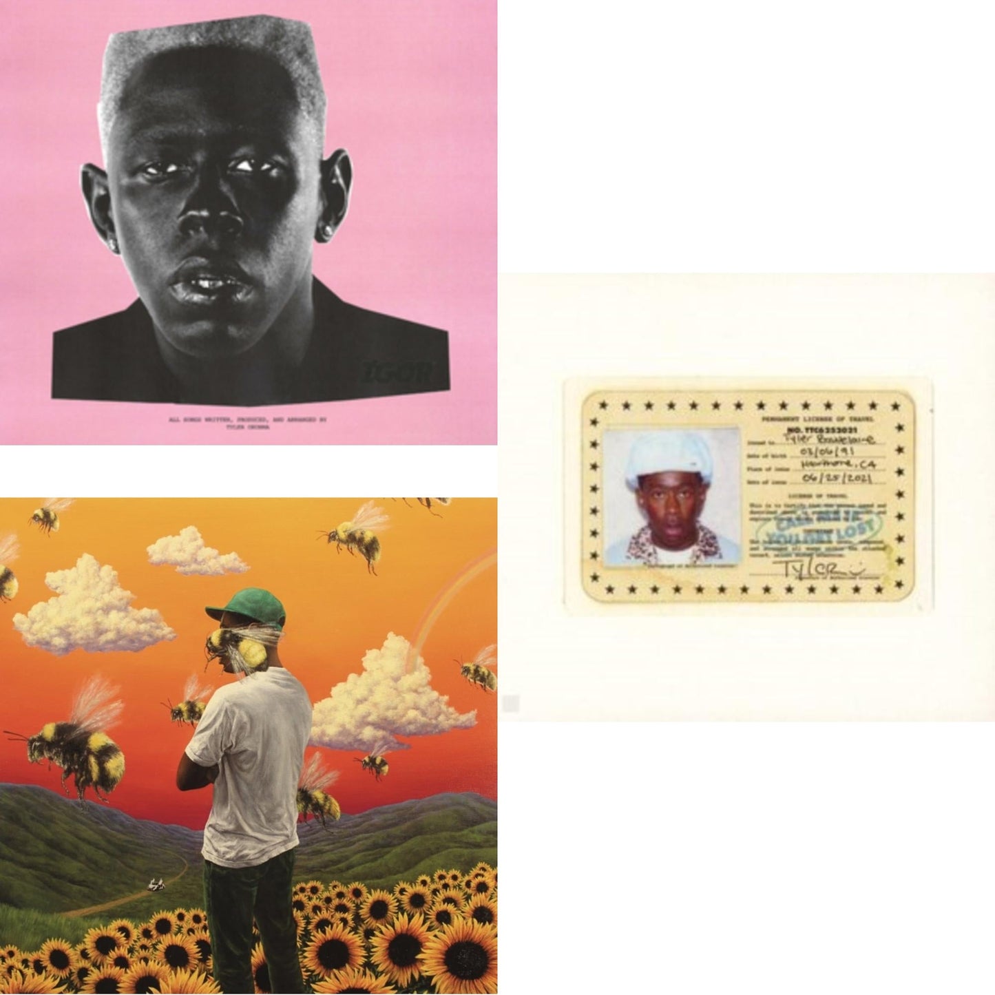 The Creator Tyler - Igor (X) & Flower Boy & Call Me If You Get Lost - CD Bundle
