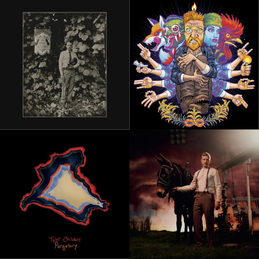 Tyler Childers - Country Squire (150G/Dl Code) & Long Violent History (140G/Insert) & Rustin In The Rain & Purgatory - LP Vinyl Bundle