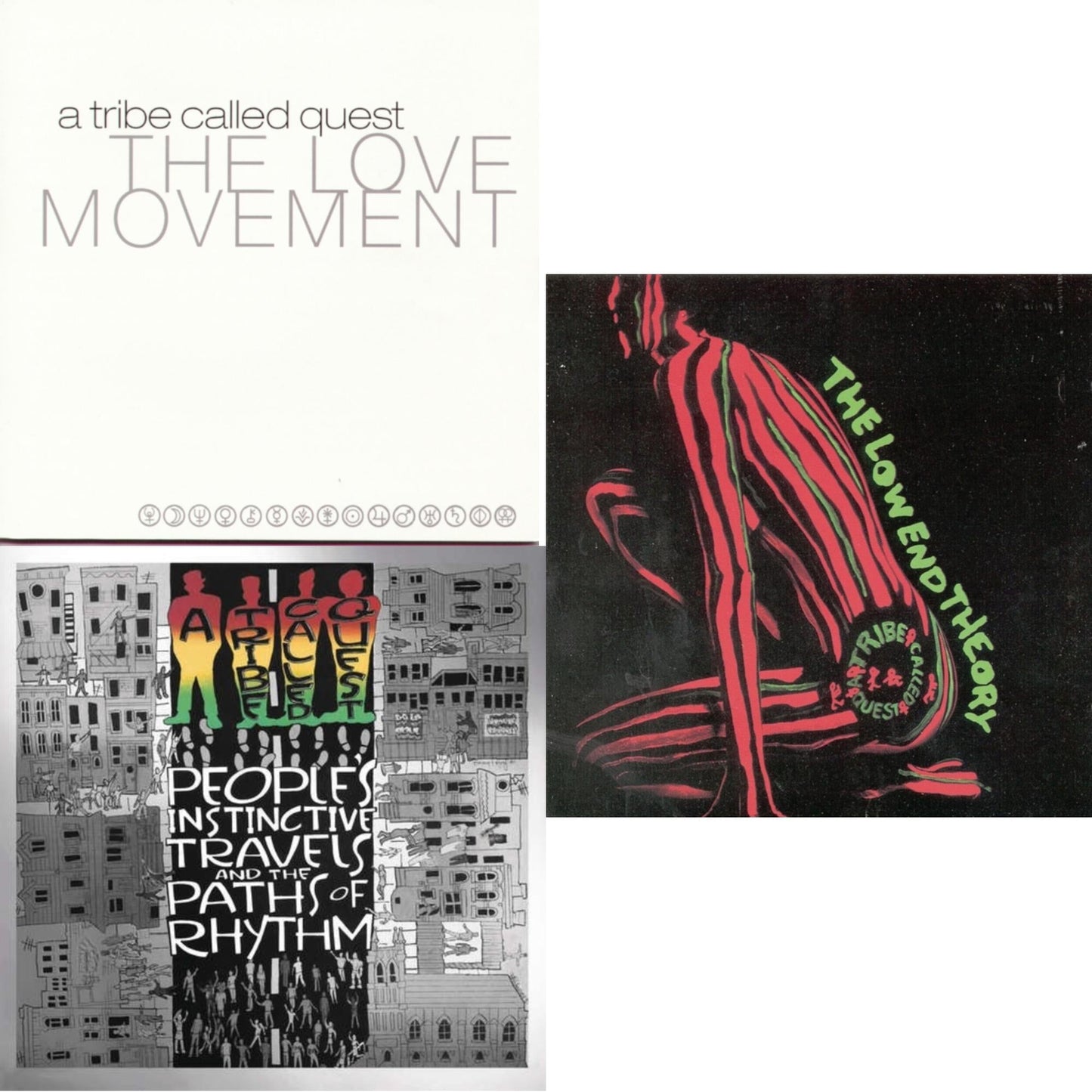Tribe Called Quest - Low End Theory & Love Movement & People's Instinctive Travels (25Th Anniversary) - CD Bundle