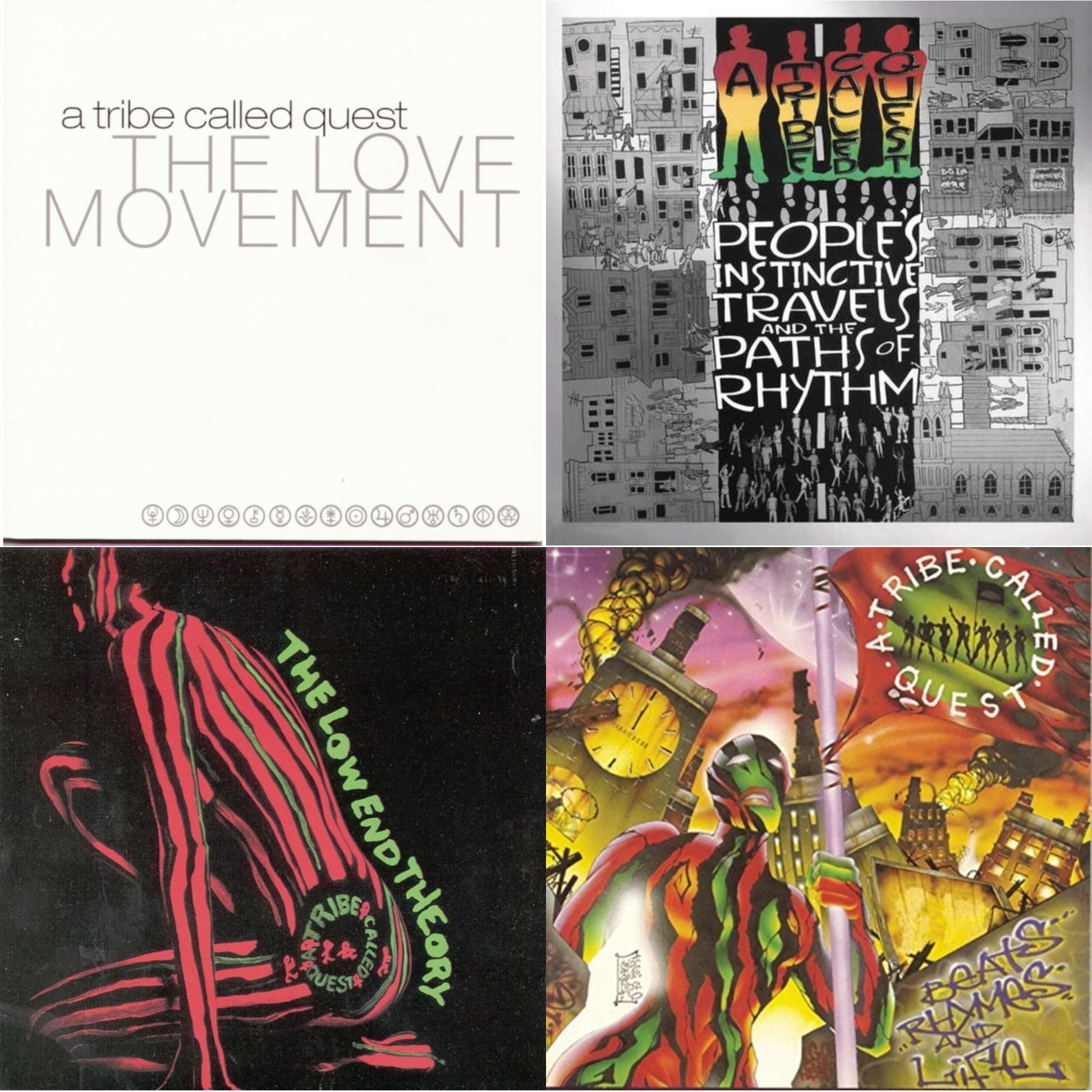 Tribe Called Quest - Low End Theory & Beats Rhymes & Life & Love Movement & People's Instinctive Travels (25Th Anniversary) - CD Bundle