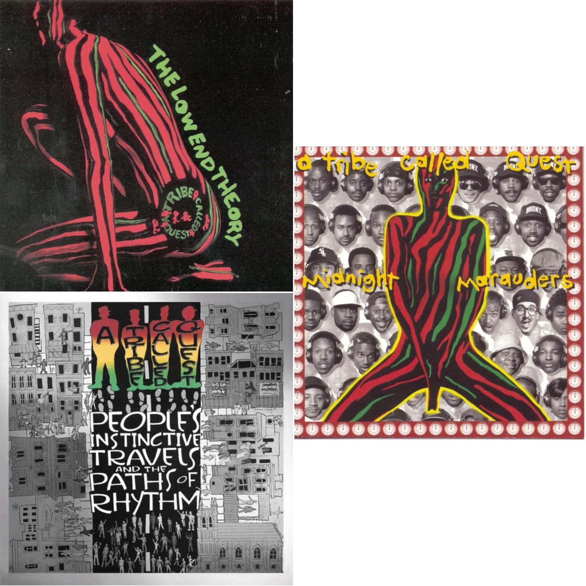 Tribe Called Quest - Low End Theory & Midnight Marauders & People's Instinctive Travels (25Th Anniversary) - CD Bundle