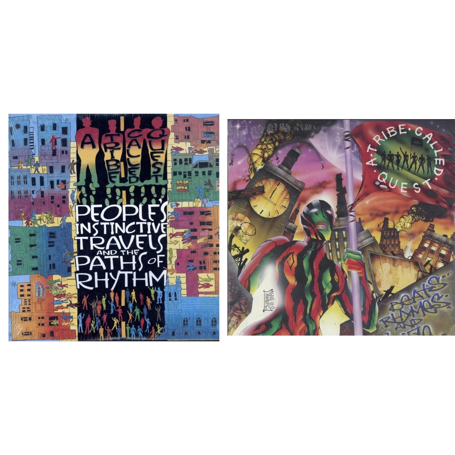 Tribe Called Quest - Peoples Instinctive Travels & Paths Of Rhythm & Beats Rhymes & Life - LP Vinyl Bundle