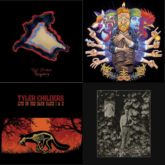 Tyler Childers - Country Squire (150G/Dl Code) & Long Violent History (140G/Insert) & Live On Red Barn Radio I & Ii & Purgatory - LP Vinyl Bundle