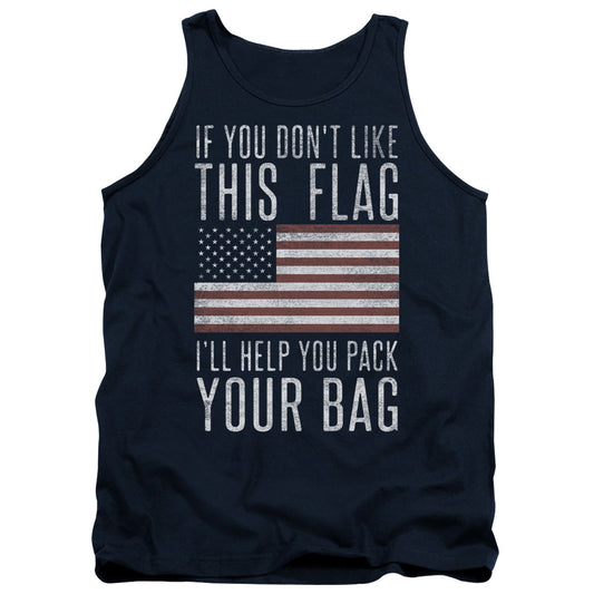 Pack Your Bag Mens Tank Top Shirt Navy