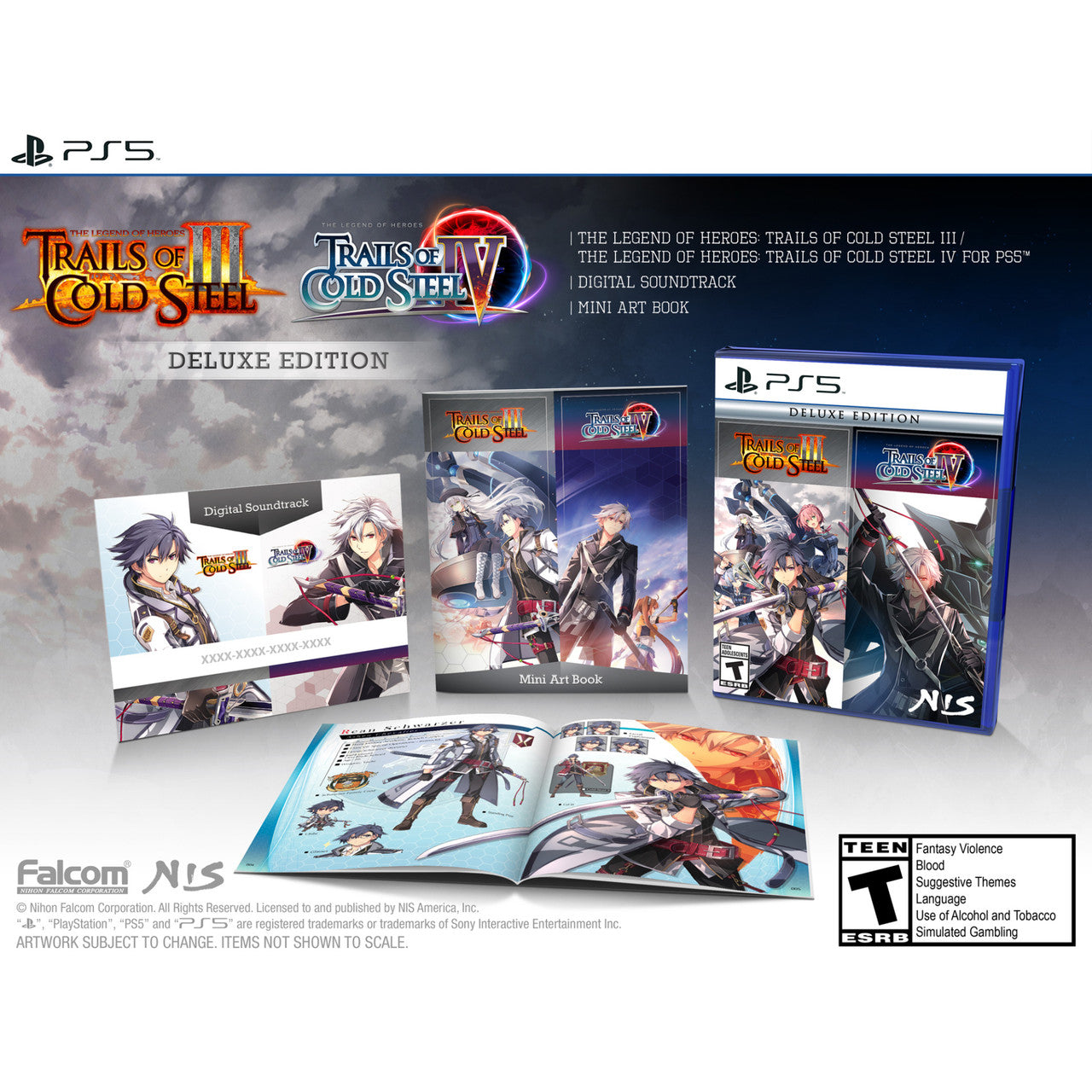 Koei Tecmo - Legend of Heroes: Trails of Cold Steel III / The Legend of Heroes: Trails of Cold Steel IV: Deluxe Edition - PS5
