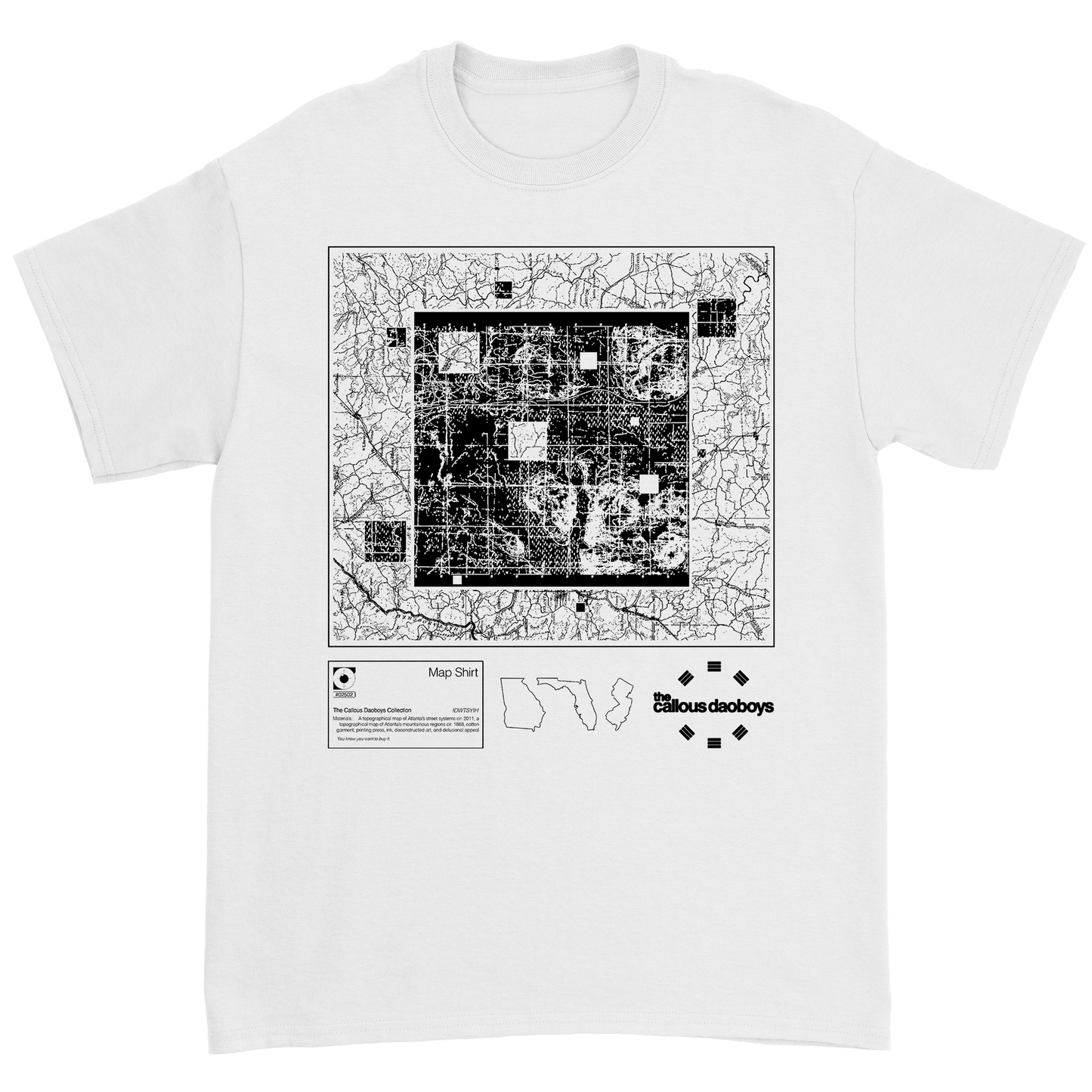 The Callous Daoboys Map Mens T Shirt