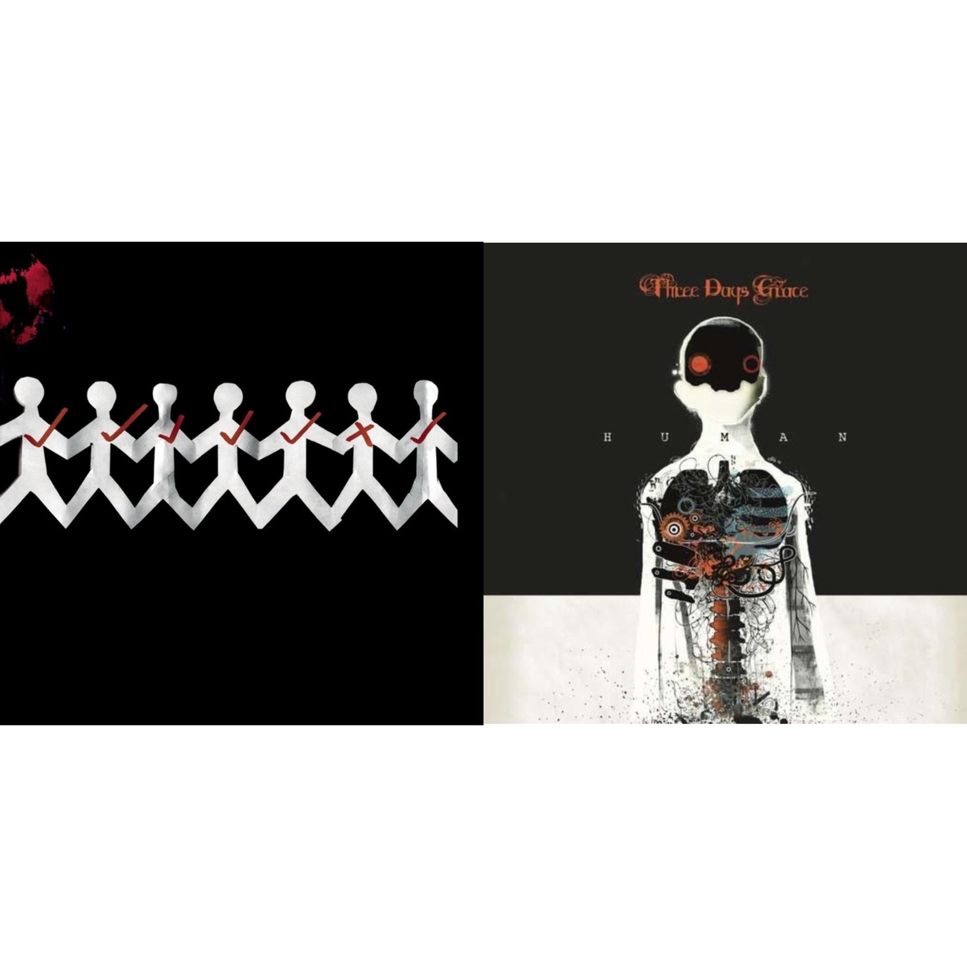 Three Days Grace - One-X & Human - CD Bundle