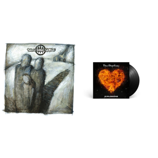 Three Days Grace - Explosions (140G) & Three Days Grace (150G) - LP Vinyl Bundle