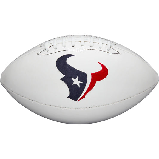 Houston Texans Embroidered Logo Signature Series Full Size Football