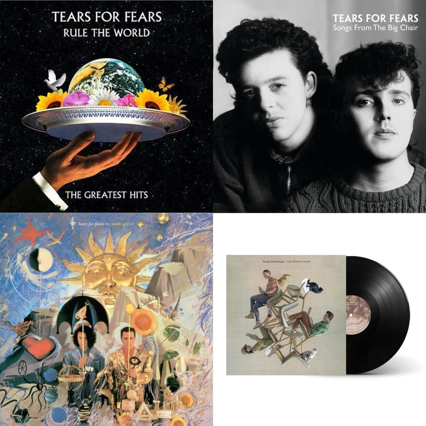 Tears For Fears - Rule The World (2LP) & Songs From The Big Chair & Seeds Of Love & Tipping Point