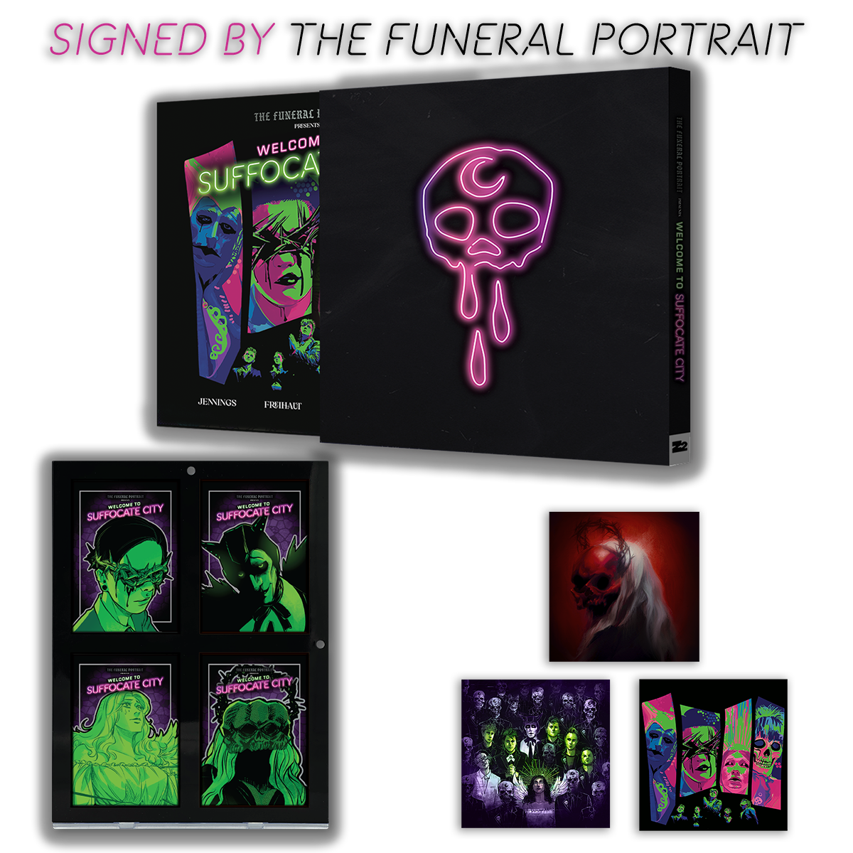 The Funeral Portrait: Welcome To Suffocate City - SIGNED Graphic Novel (Platinum Limited Edition) Book