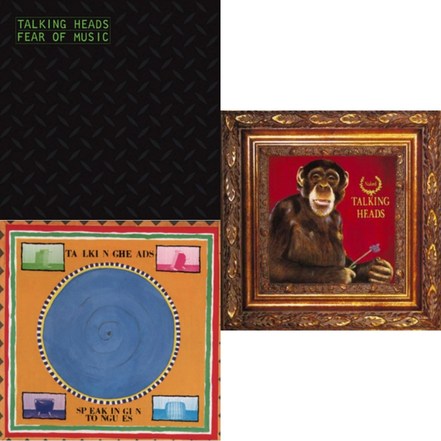 Talking Heads - Fear Of Music & Speaking In Tongues & Naked - LP Vinyl Bundle